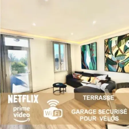 Apartment Elegance Lauragaise * Wifi * Netflix * Terrasse *
